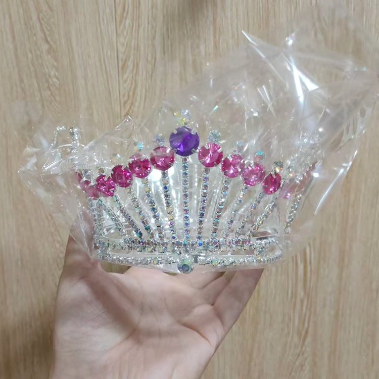 Wedding Accessories full round Queen crown Pageant For Women