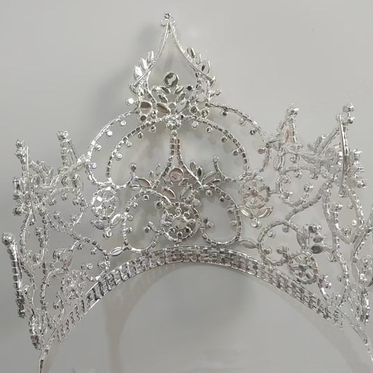 Adult Crowns And Tiaras  Large Pageant Crowns Beauty Queen Crown Miss World Crown For Women