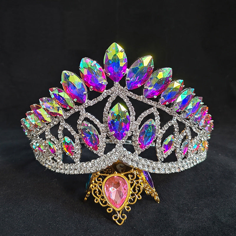 Luxury Bridal Tiara Beauty Crystal Crown Rhinestone Tiara Crown
