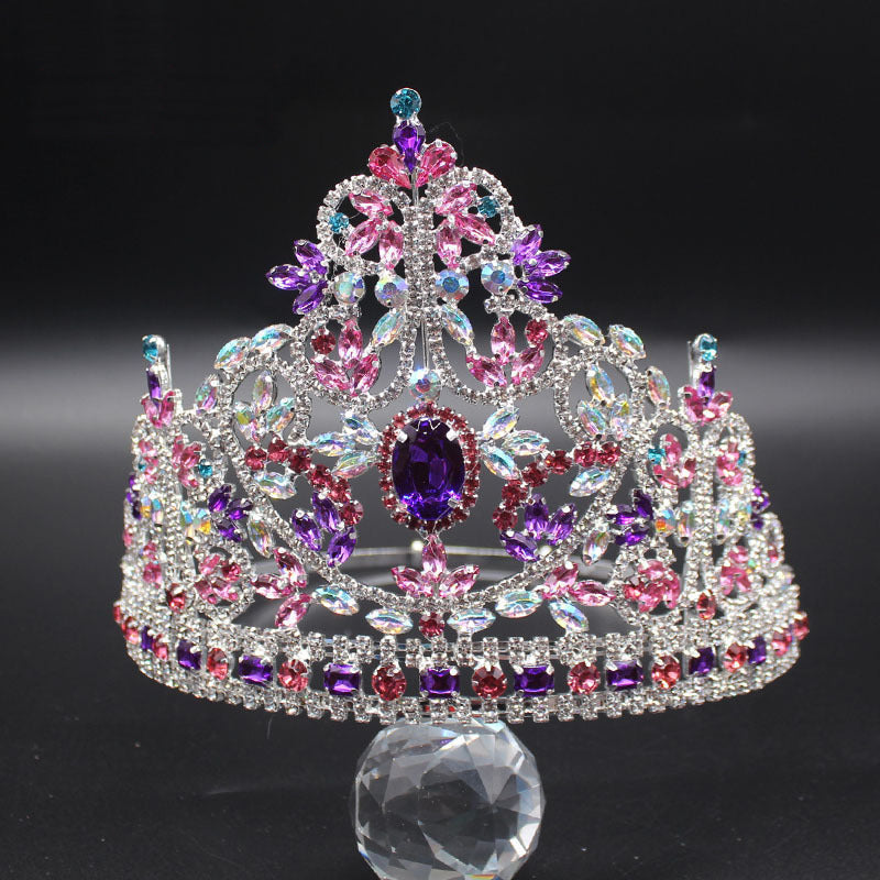 Crystal Crown Tiara Royal Princess Birthday Beauty Party Crown