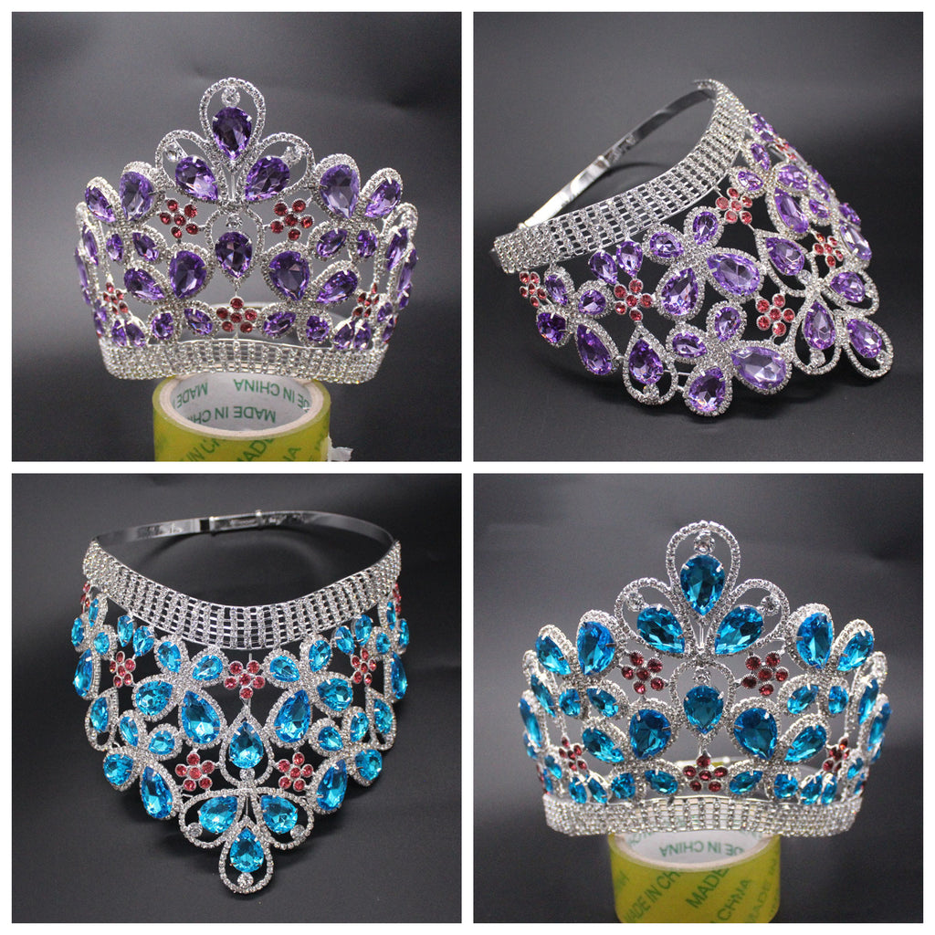 Pageant Crowns and Tiaras Luxury Wedding Tiara Beauty Queen Crown