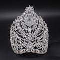 Luxury Wedding Tiaras And Crowns Large Tall Pageant Crown For Women