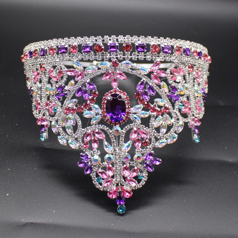 Crystal Crown Tiara Royal Princess Birthday Beauty Party Crown