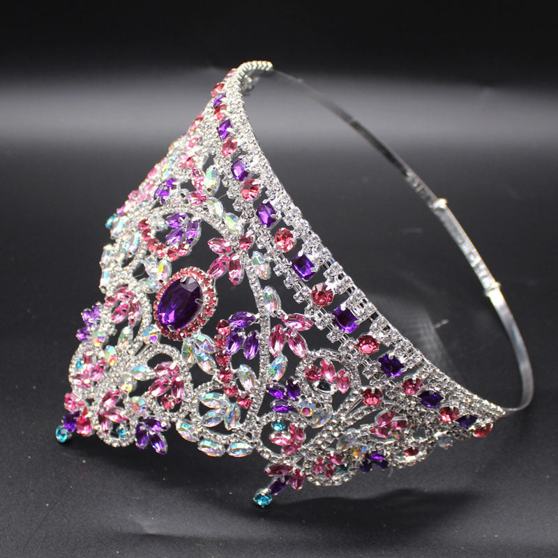 Crystal Crown Tiara Royal Princess Birthday Beauty Party Crown