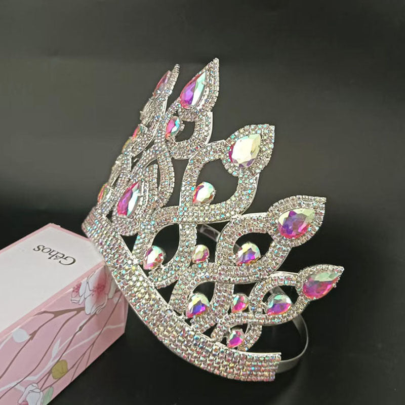 Pageant Crowns and Tiaras Luxury Wedding Tiara Beauty Queen Crown