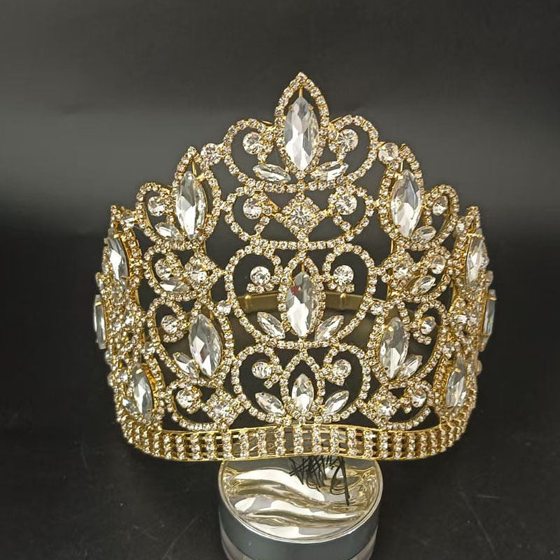 Luxury Comfort Band Pageant Crowns For Women Queen Crown