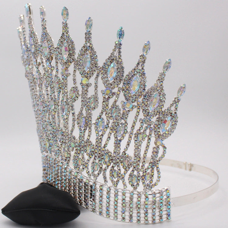 Crystal Queen Tiaras and Crowns Beauty Pageant Crown For Women Head Crown