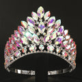 Comfort Band Crystal Pageant Crowns Large Tall Beauty Girl Crown
