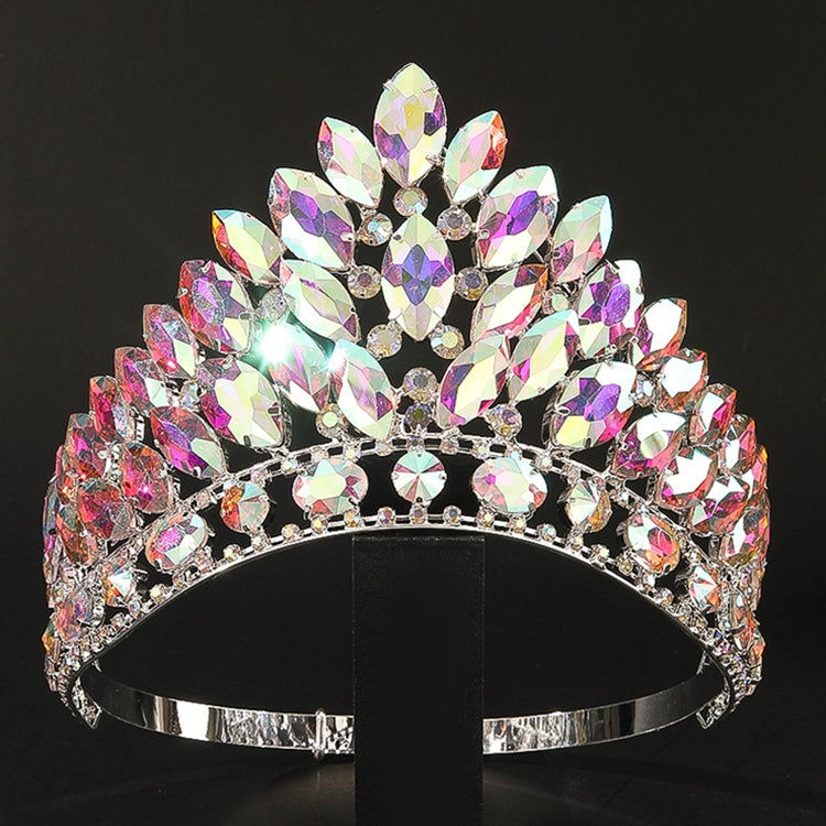 Comfort Band Crystal Pageant Crowns Large Tall Beauty Girl Crown