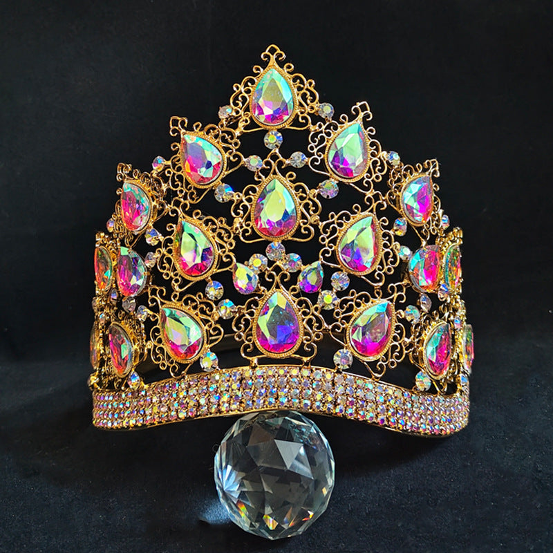 Luxury Crystal Bridal Crown Comfort Band Beauty Women Queen Crown