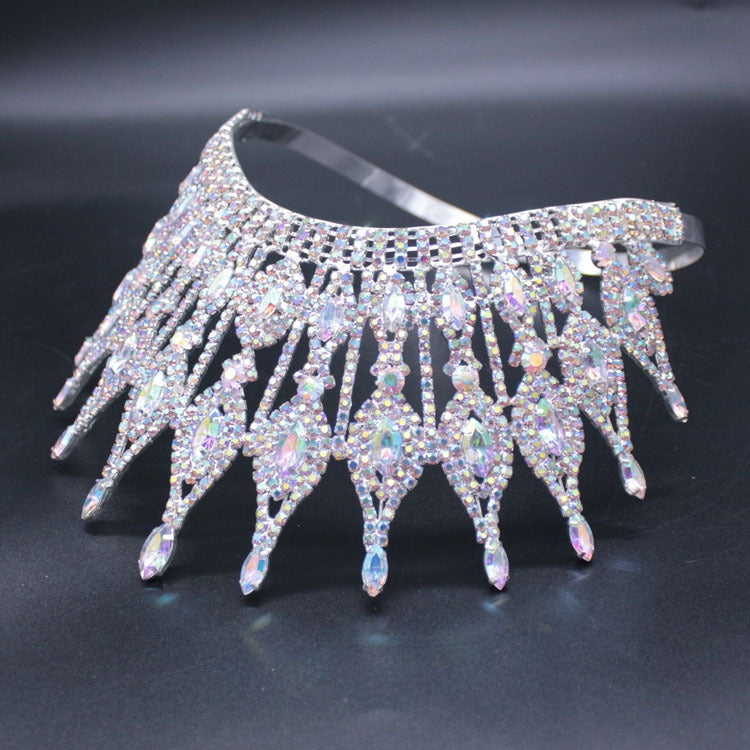 Gorgeous Rhinestone Pageant Crowns  Large High Quality Crystal Princess Tiaras And Crowns