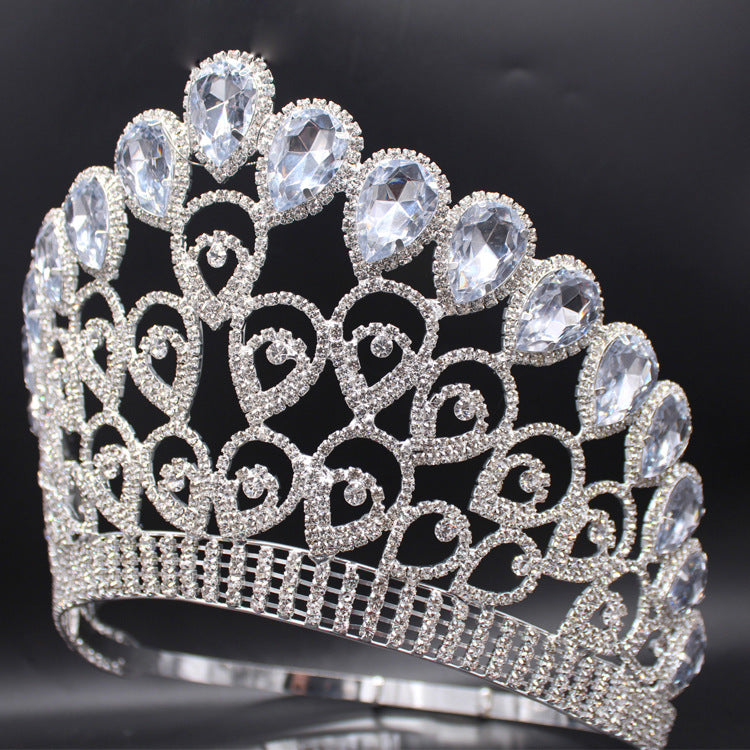 Comfort Band Bridal Crown Large Beauty Queen Crown For Women