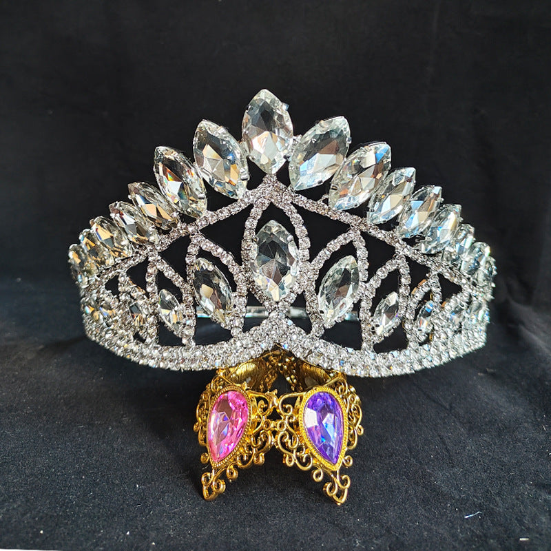 Luxury Bridal Tiara Beauty Crystal Crown Rhinestone Tiara Crown