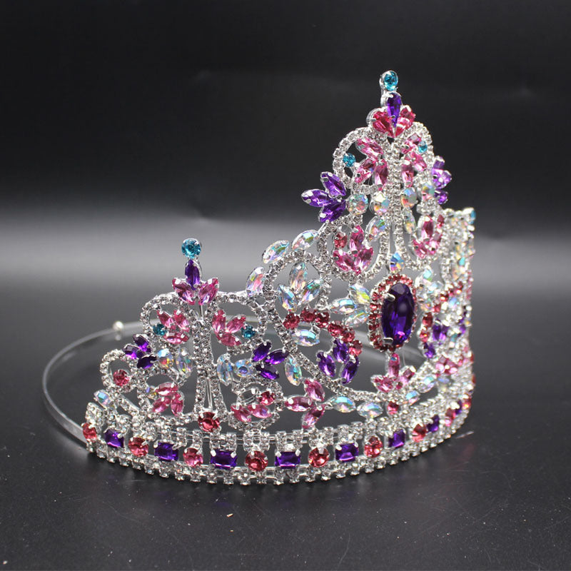 Crystal Crown Tiara Royal Princess Birthday Beauty Party Crown