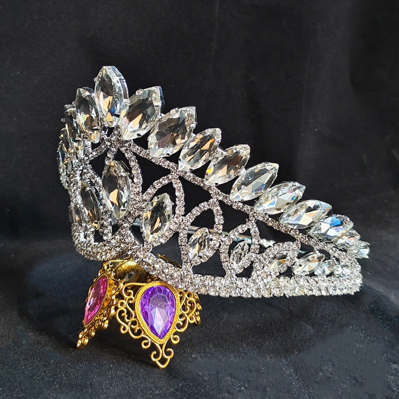 Luxury Bridal Tiara Beauty Crystal Crown Rhinestone Tiara Crown