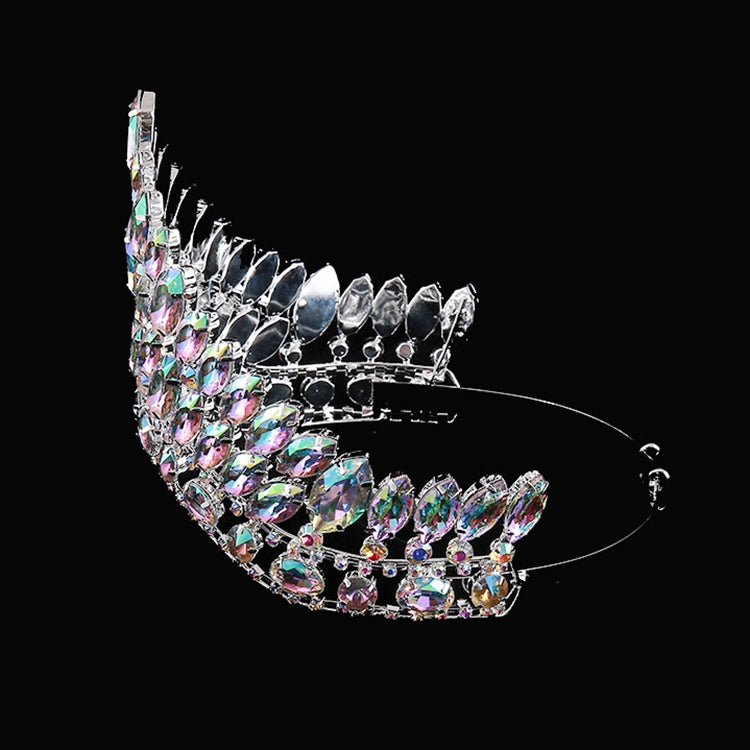 Comfort Band Crystal Pageant Crowns Large Tall Beauty Girl Crown