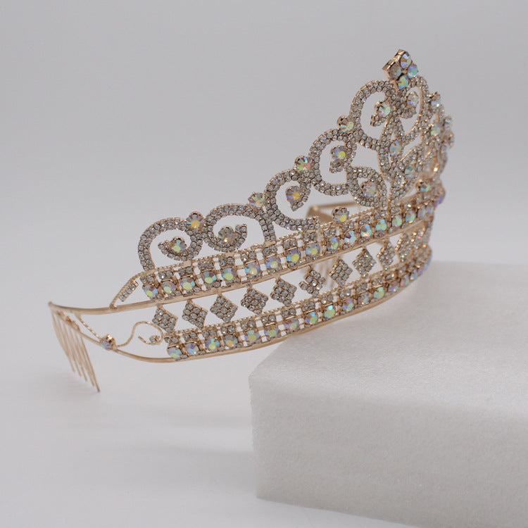 Luxury Wedding Tiara Beauty Bridal Crown Birthday Party Headpiece
