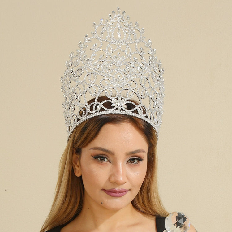 Large Tall Pageant Crowns For Women Queen Crown