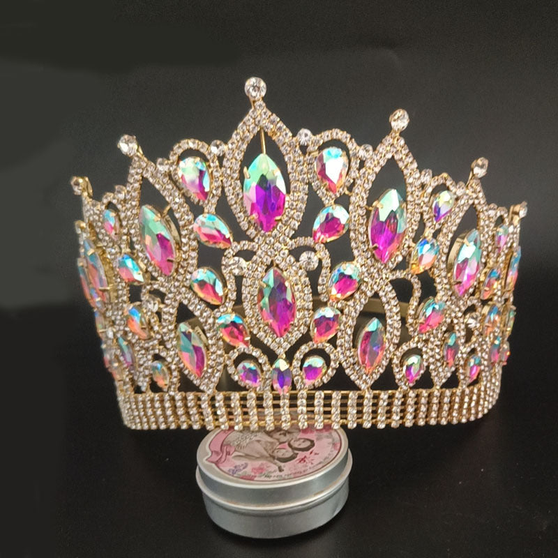 Luxury Bridal Tiara Beauty Women Pageant Crown Rhinestone Tiara Crown