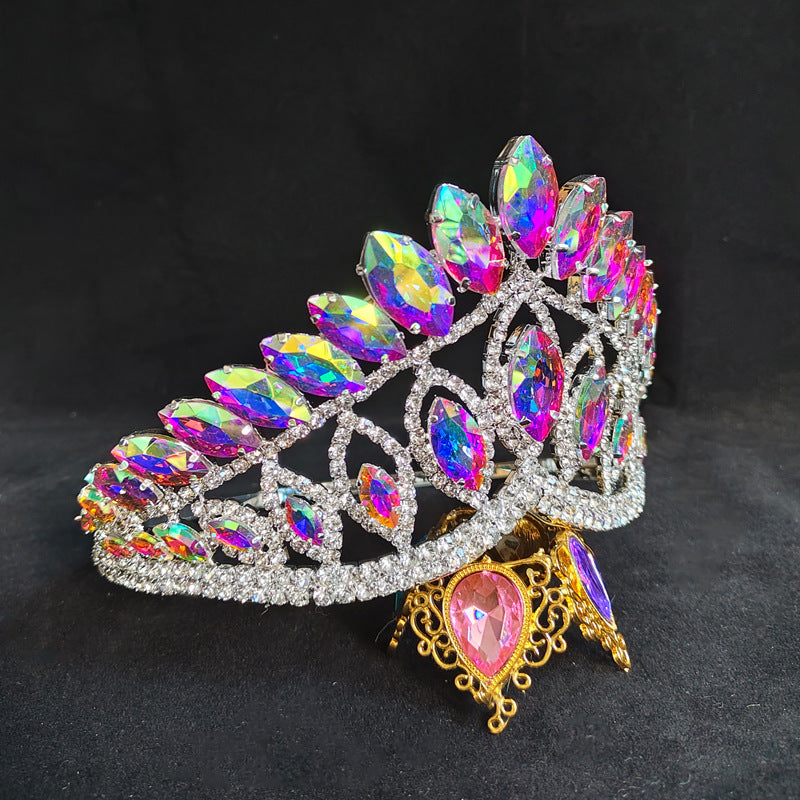Luxury Bridal Tiara Beauty Crystal Crown Rhinestone Tiara Crown