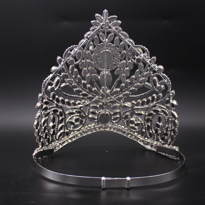 Luxury Wedding Tiaras And Crowns Large Tall Pageant Crown For Women