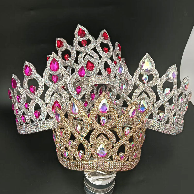 Pageant Crowns and Tiaras Luxury Wedding Tiara Beauty Queen Crown
