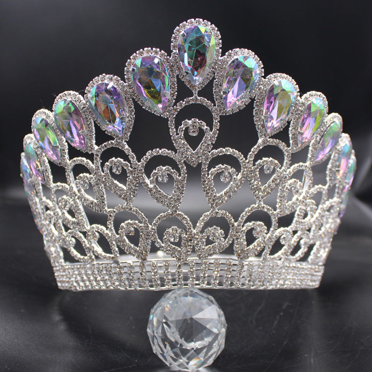 Comfort Band Bridal Crown Large Beauty Queen Crown For Women