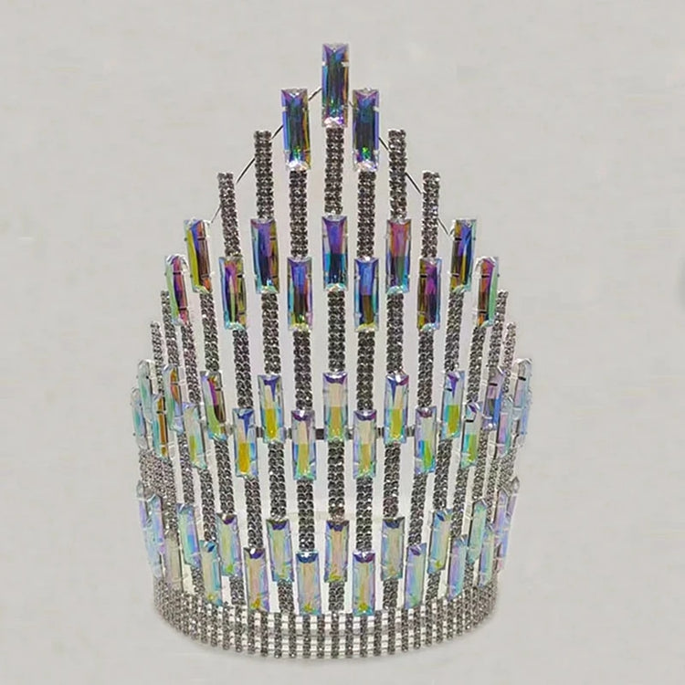 Beauty Queen Tiara Large Tall Miss World Pageant Crowns