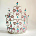 Large Tall Pageant Crowns High Quality Flower Queen Crown