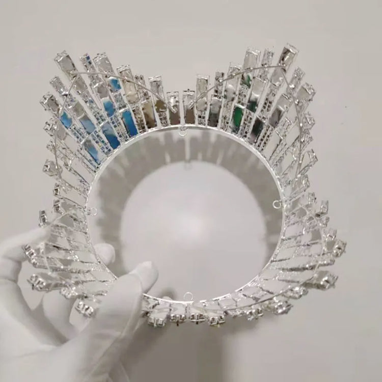 New Beauty Women Tiaras And Crowns Full Round  Pageant crown