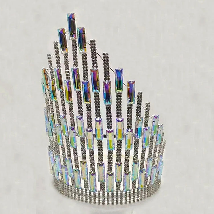 Beauty Queen Tiara Large Tall Miss World Pageant Crowns