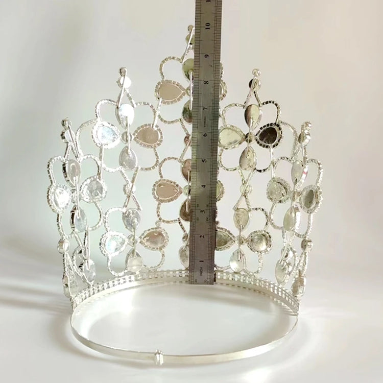 Large Tall Pageant Crowns High Quality Flower Queen Crown