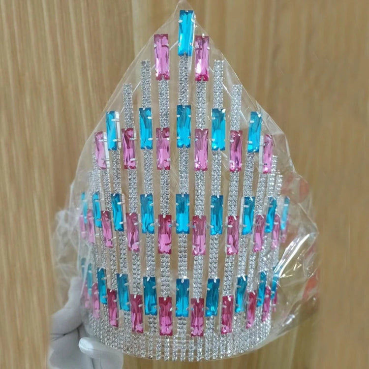 Beauty Queen Tiara Large Tall Miss World Pageant Crowns
