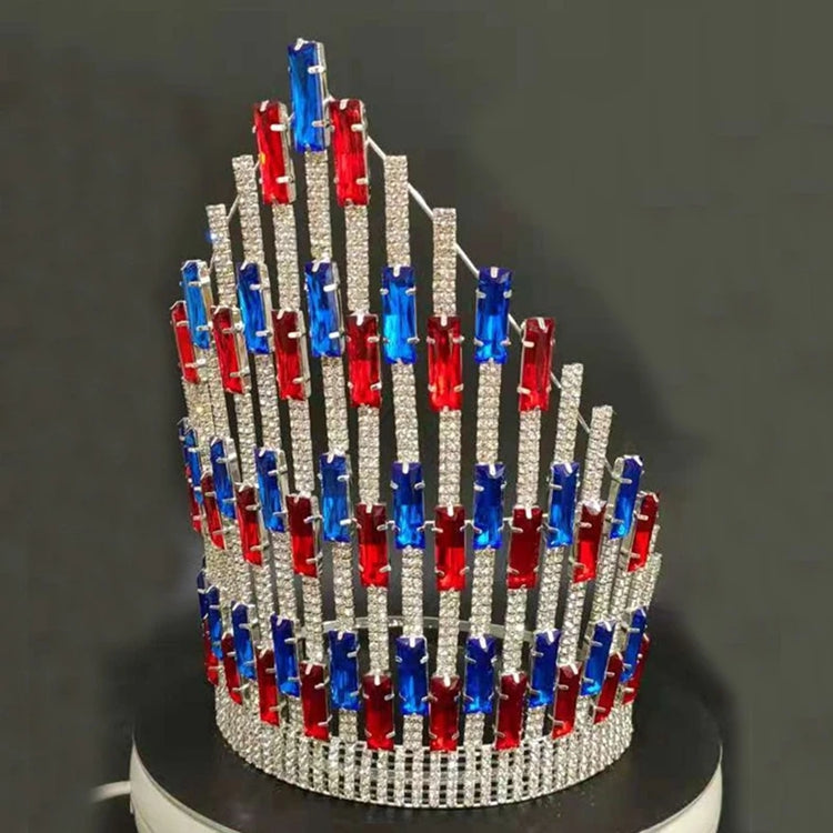 Beauty Queen Tiara Large Tall Miss World Pageant Crowns