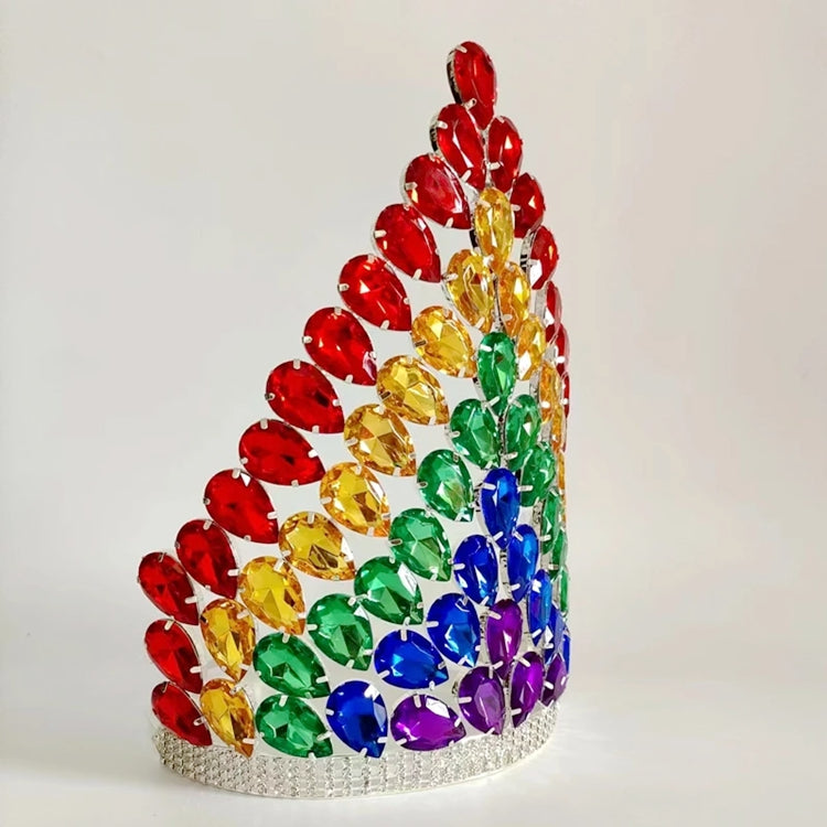 Gorgeous Crystal Pageant Tiaras And Crowns Large Tall Queen Crown For Women