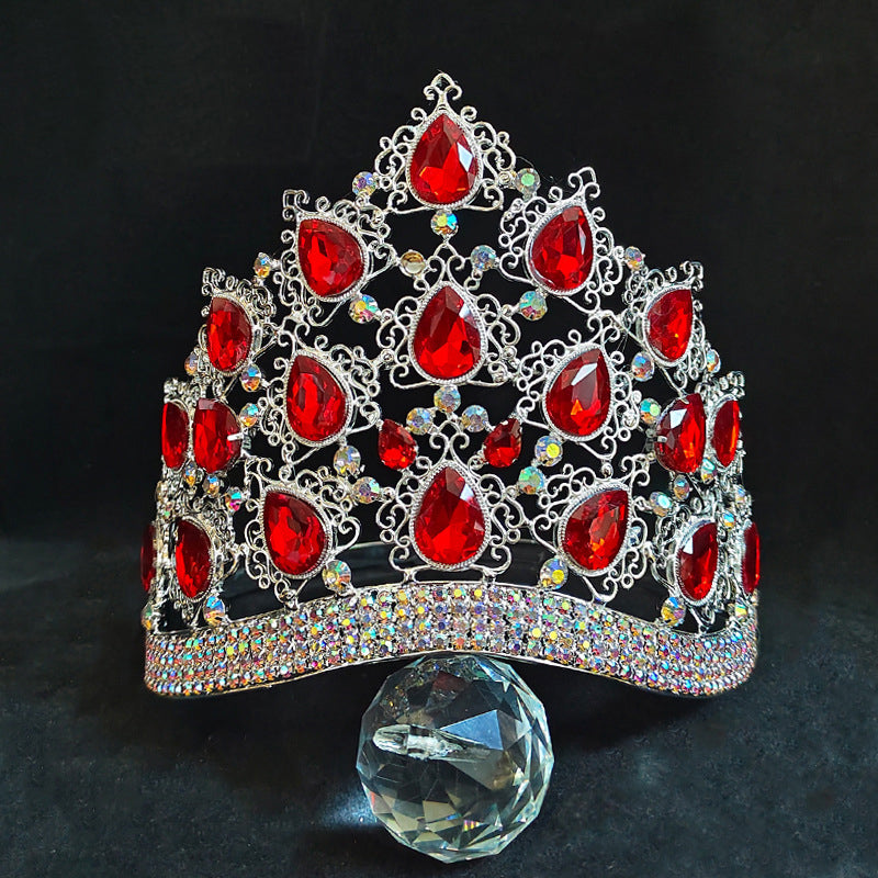 Luxury Crystal Bridal Crown Comfort Band Beauty Women Queen Crown