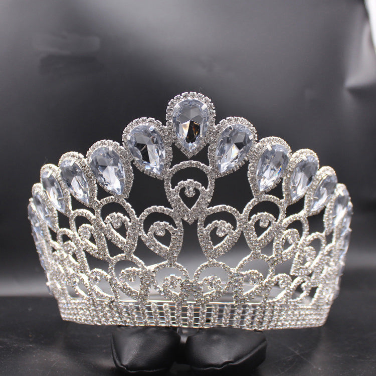 Comfort Band Bridal Crown Large Beauty Queen Crown For Women