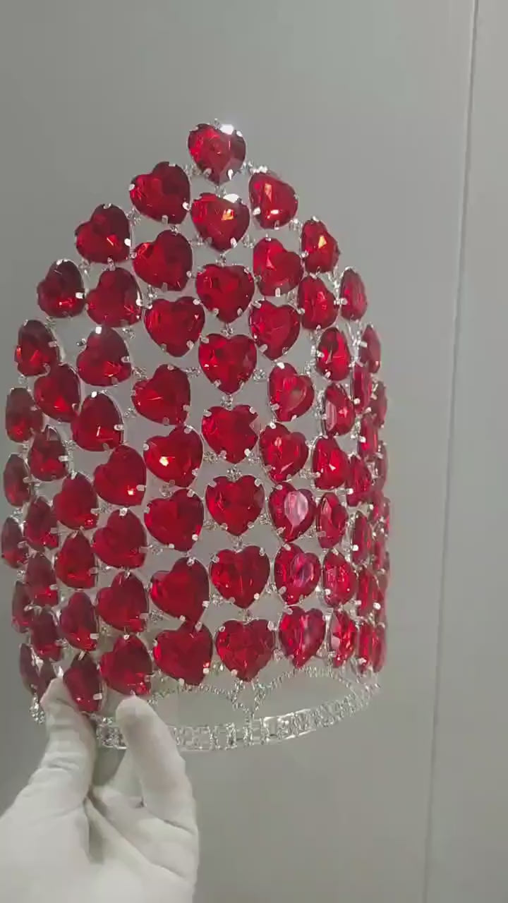 11 inch tall luxury queen crown